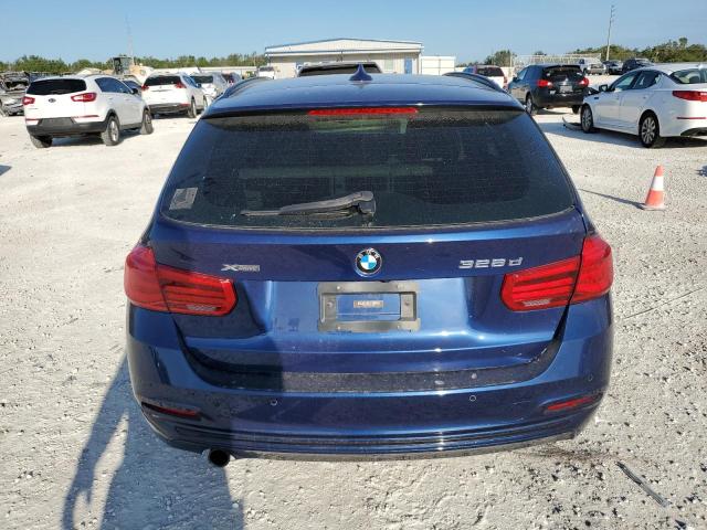 WBA8J1C52JA379489 - 2018 BMW 328 D XDRIVE BLUE photo 6