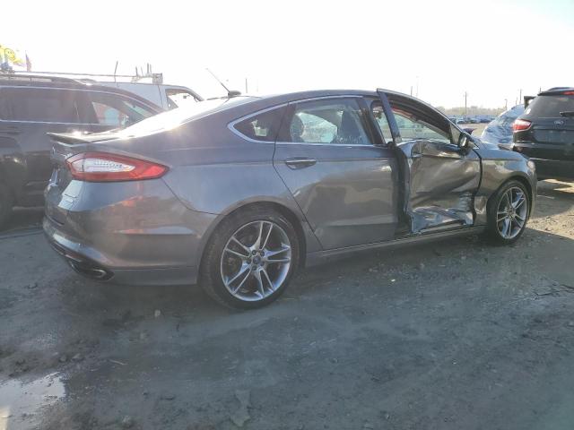 3FA6P0K98DR370237 - 2013 FORD FUSION TITANIUM GRAY photo 3