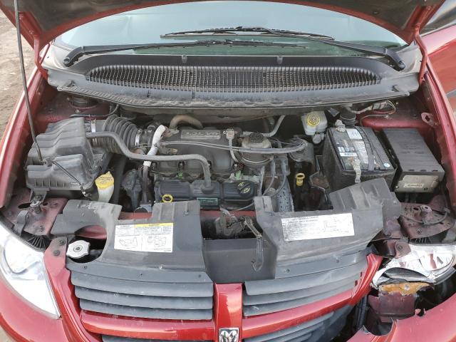 1D4GP25R26B508225 - 2006 DODGE CARAVAN SE RED photo 12