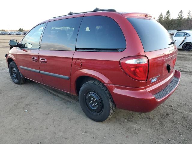 1D4GP25R26B508225 - 2006 DODGE CARAVAN SE RED photo 2