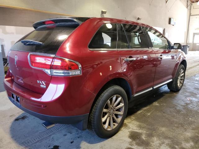 2LMDJ8JK5DBL30086 - 2013 LINCOLN MKX RED photo 3