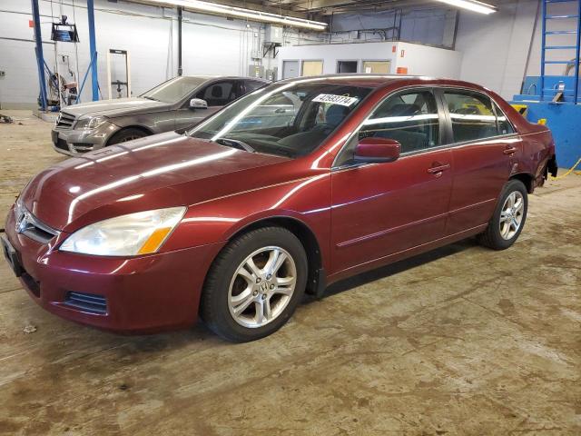 1HGCM56396A103017 - 2006 HONDA ACCORD SE BURGUNDY photo 1