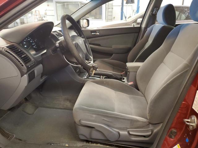 1HGCM56396A103017 - 2006 HONDA ACCORD SE BURGUNDY photo 7