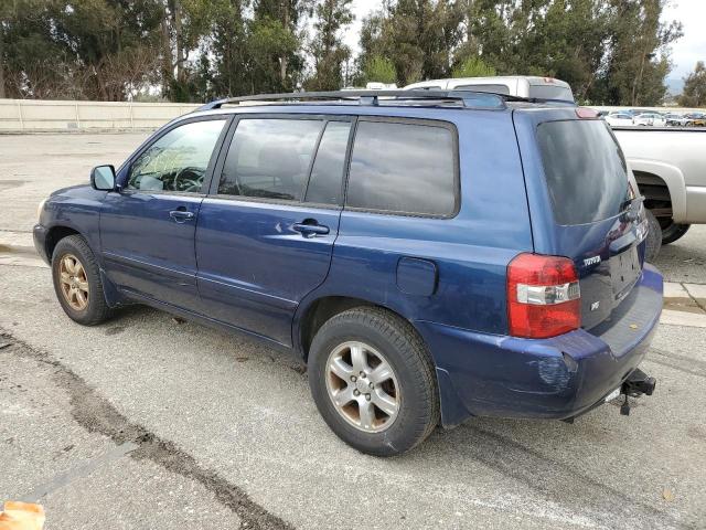 JTEDP21A740011501 - 2004 TOYOTA HIGHLANDER BASE Көк фото 2