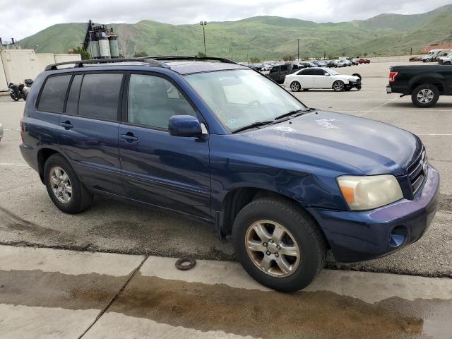 JTEDP21A740011501 - 2004 TOYOTA HIGHLANDER BASE Көк фото 4