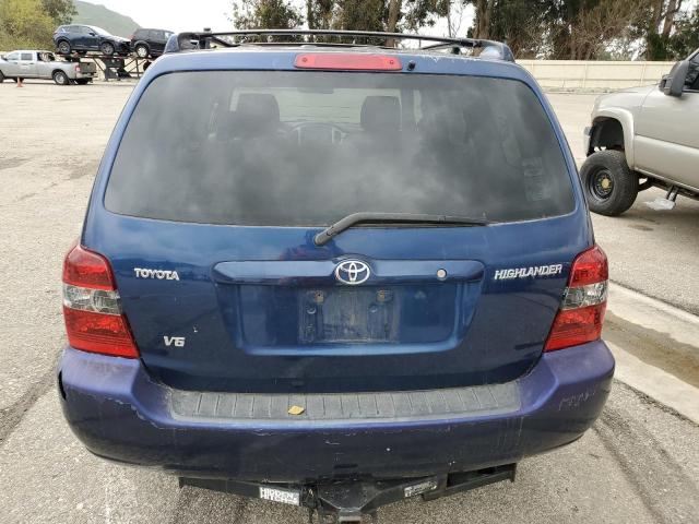 JTEDP21A740011501 - 2004 TOYOTA HIGHLANDER BASE Көк фото 6