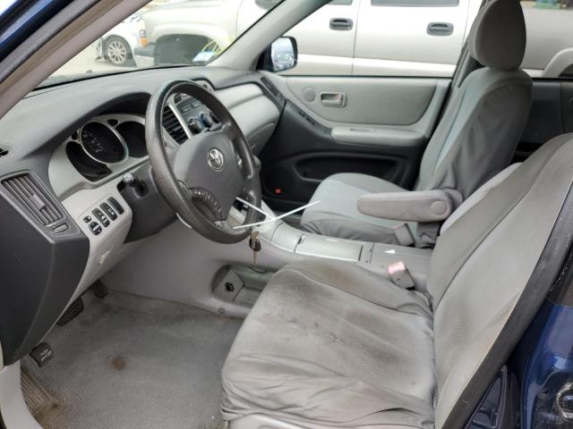 JTEDP21A740011501 - 2004 TOYOTA HIGHLANDER BASE Көк фото 7