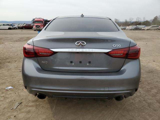 JN1EV7AR0KM552044 - 2019 INFINITI Q50 LUXE GRAY photo 6