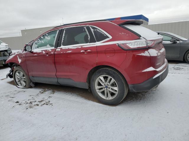 2FMPK4J88GBB67358 - 2016 FORD EDGE SEL RED photo 2