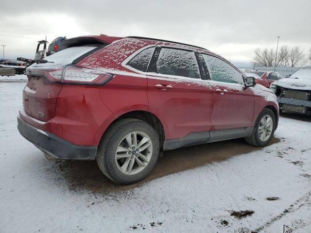 2FMPK4J88GBB67358 - 2016 FORD EDGE SEL RED photo 3