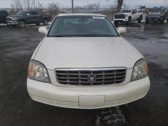 1G6KE54Y11U106686 - 2001 CADILLAC DEVILLE DHS WHITE photo 5