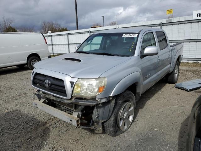 5TELU42NX5Z112748 - 2005 TOYOTA TACOMA DOUBLE CAB 银色 照片 1