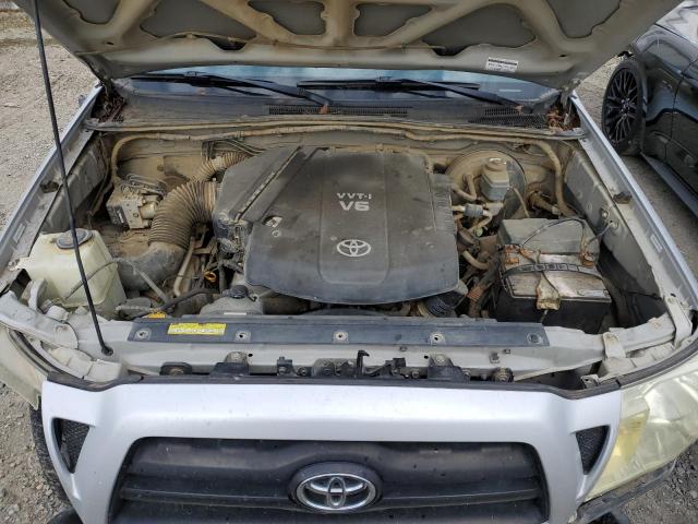 5TELU42NX5Z112748 - 2005 TOYOTA TACOMA DOUBLE CAB 银色 照片 11