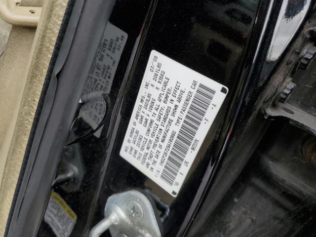 1HGCP26729A180860 - 2009 HONDA ACCORD EX BLACK photo 12