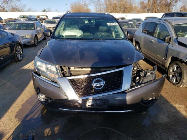 5N1AR2MM9DC670679 - 2013 NISSAN PATHFINDER S CHARCOAL photo 5