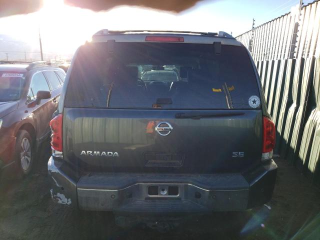 5N1BA08A07N720717 - 2007 NISSAN ARMADA SE GRAY photo 6