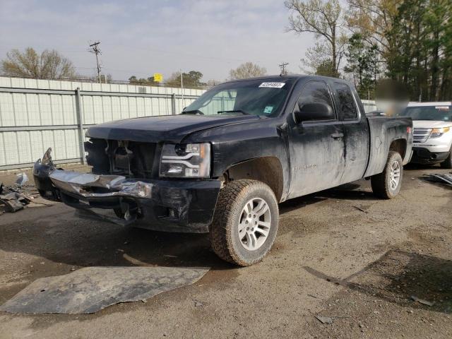 1GCEK29039Z159148 - 2009 CHEVROLET 1500 SILVE K1500 LT BLACK photo 1