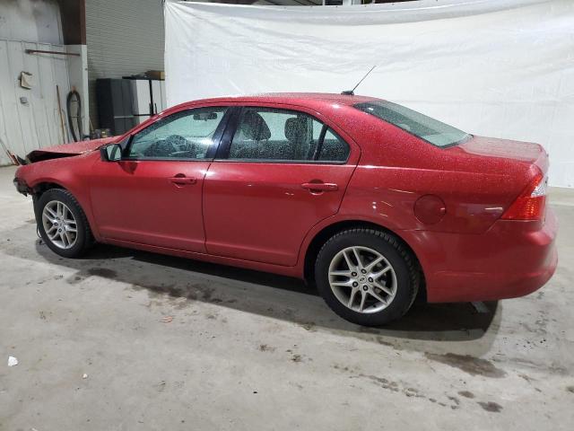 3FAHP0GAXAR348215 - 2010 FORD FUSION S RED photo 2