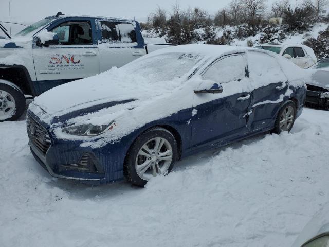 5NPE34AF7JH639035 - 2018 HYUNDAI SONATA SPORT BLUE photo 1