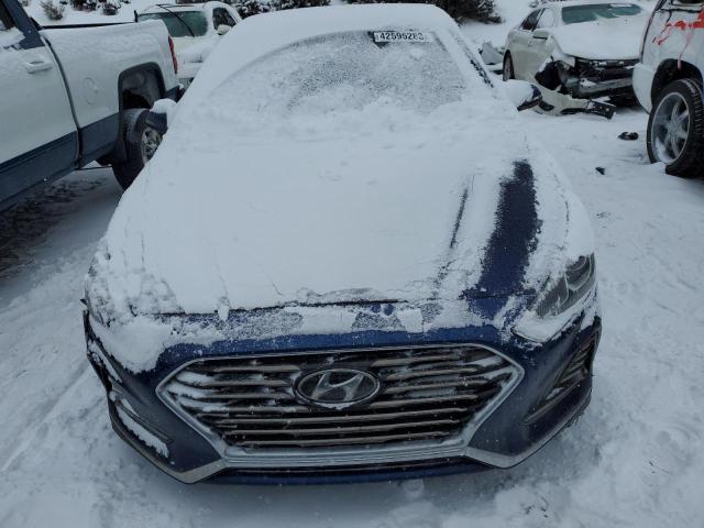 5NPE34AF7JH639035 - 2018 HYUNDAI SONATA SPORT BLUE photo 5