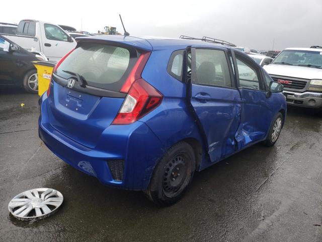 JHMGK5H59GX002772 - 2016 HONDA FIT LX BLUE photo 3