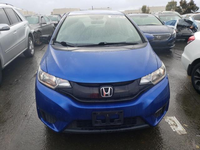 JHMGK5H59GX002772 - 2016 HONDA FIT LX BLUE photo 5