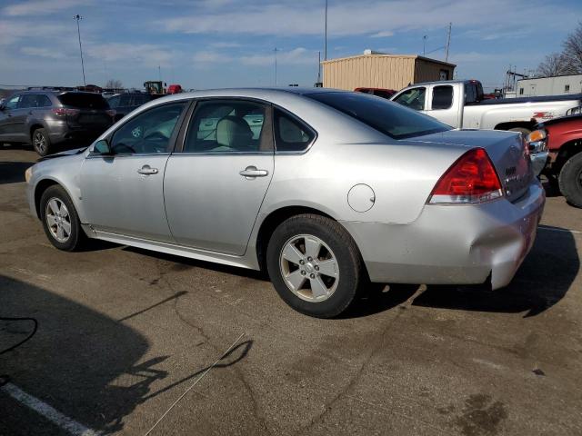 2G1WB5EK9A1132202 - 2010 CHEVROLET IMPALA LT SILVER photo 2