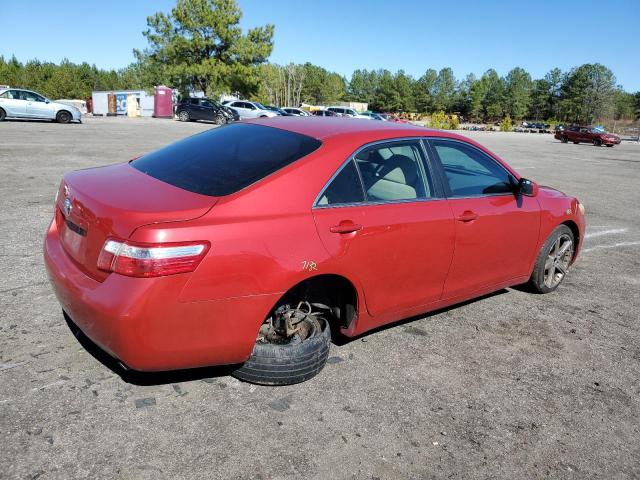 4T1BE46K17U004938 - 2007 TOYOTA CAMRY CE RED photo 3