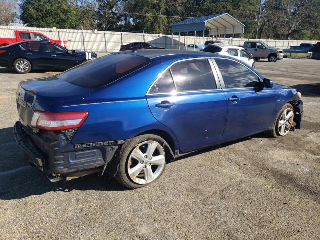 4T1BF3EK8BU681387 - 2011 TOYOTA CAMRY BASE BLUE photo 3