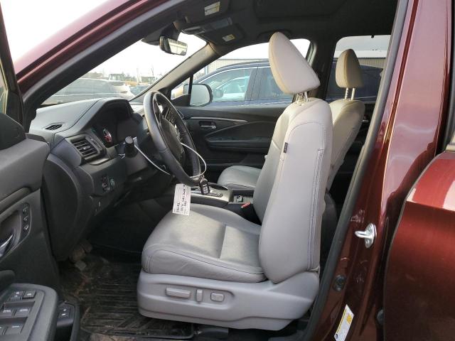 5FNYF8H58MB018771 - 2021 HONDA PASSPORT EXL MAROON photo 7