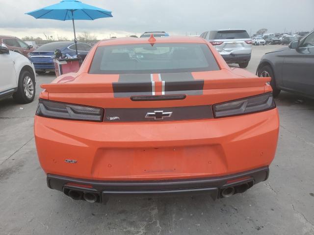 1G1FH1R79J0160123 - 2018 CHEVROLET CAMARO SS ORANGE photo 6