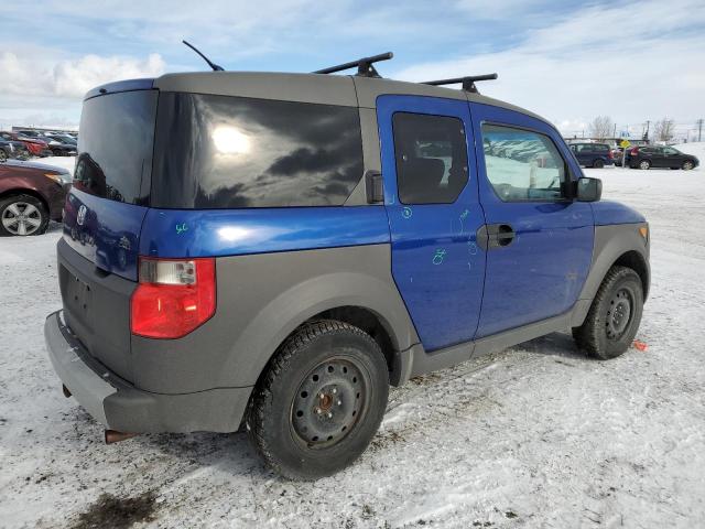 5J6YH27584L800181 - 2004 HONDA ELEMENT EX BLUE photo 3