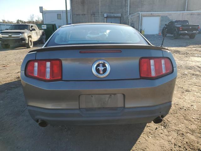 1ZVBP8AM4B5112582 - 2011 FORD MUSTANG GRAY photo 6