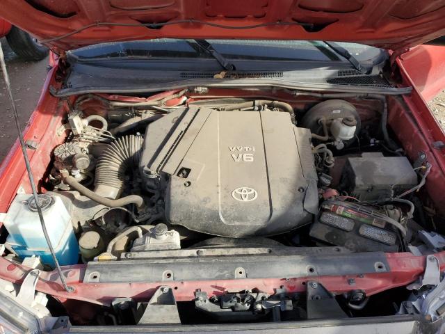 3TMJU4GN9EM159220 - 2014 TOYOTA TACOMA DOUBLE CAB PRERUNNER RED photo 11