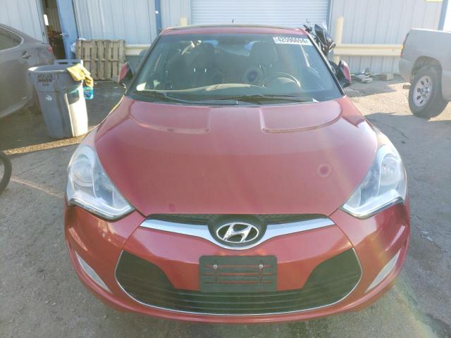 KMHTC6AD3HU321622 - 2017 HYUNDAI VELOSTER RED photo 5