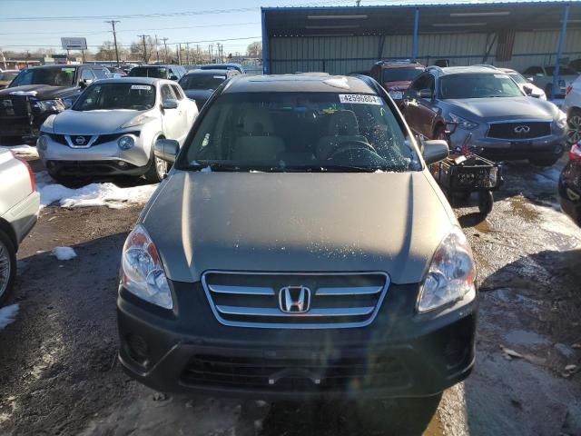 JHLRD77866C047253 - 2006 HONDA CR-V EX GOLD photo 5