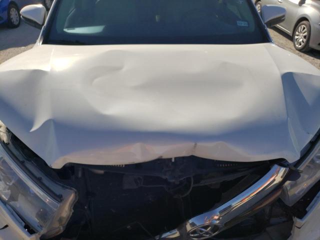 5TDKKRFH9ES031563 - 2014 TOYOTA HIGHLANDER XLE WHITE photo 12