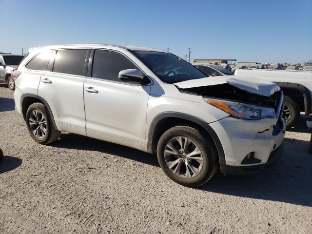 5TDKKRFH9ES031563 - 2014 TOYOTA HIGHLANDER XLE WHITE photo 4