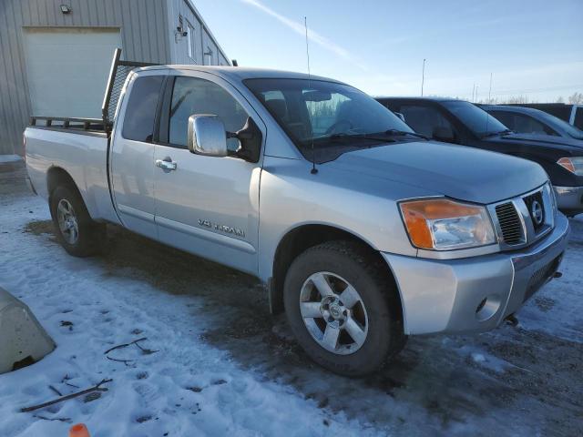 1N6AA06B87N230003 - 2007 NISSAN TITAN XE SILVER photo 4