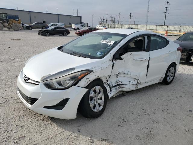 5NPDH4AE6GH742704 - 2016 HYUNDAI ELANTRA SE WHITE photo 1