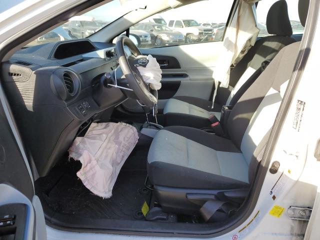 JTDKDTB36C1526623 - 2012 TOYOTA PRIUS C WHITE photo 7