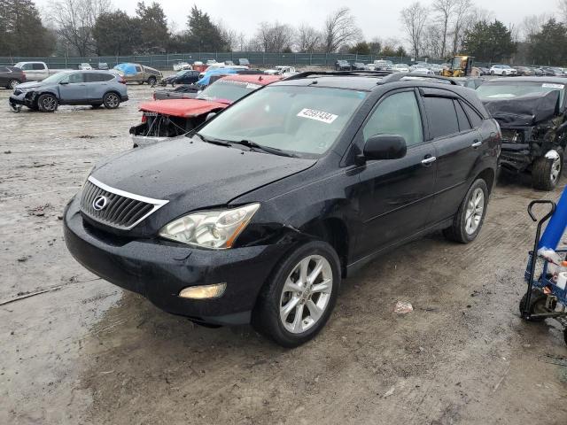 2T2HK31UX9C096623 - 2009 LEXUS RX 350 BLACK photo 1