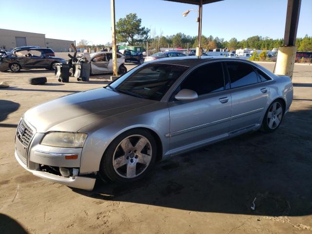 WAULV44E67N013289 - 2007 AUDI A8 4.2 QUATTRO SILVER photo 1