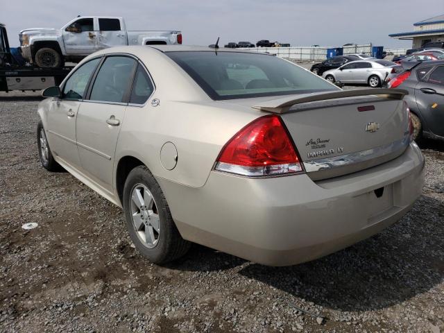 2G1WT57K091222991 - 2009 CHEVROLET IMPALA 1LT GOLD photo 2