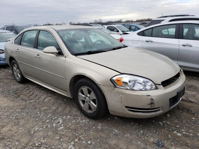 2G1WT57K091222991 - 2009 CHEVROLET IMPALA 1LT GOLD photo 4