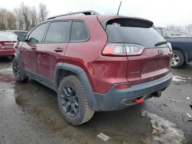 1C4PJMBX0KD211062 - 2019 JEEP CHEROKEE TRAILHAWK BURGUNDY photo 2