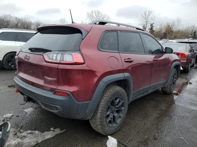 1C4PJMBX0KD211062 - 2019 JEEP CHEROKEE TRAILHAWK BURGUNDY photo 3