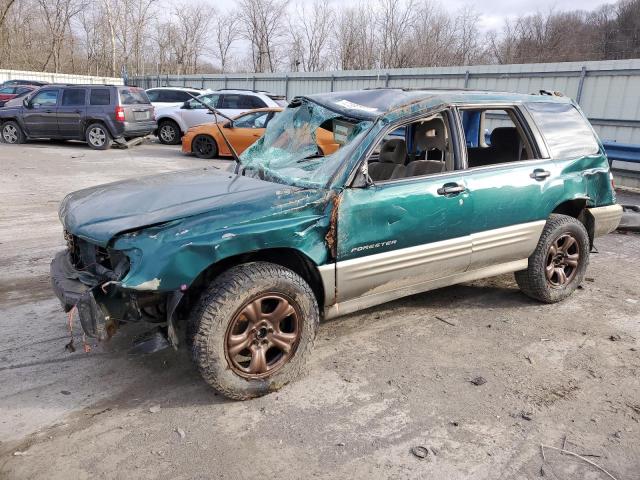 JF1SF65501G738006 - 2001 SUBARU FORESTER S TEAL photo 1