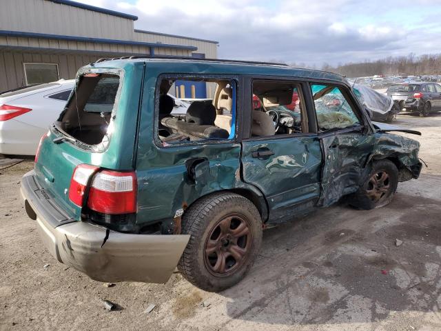 JF1SF65501G738006 - 2001 SUBARU FORESTER S TEAL photo 3