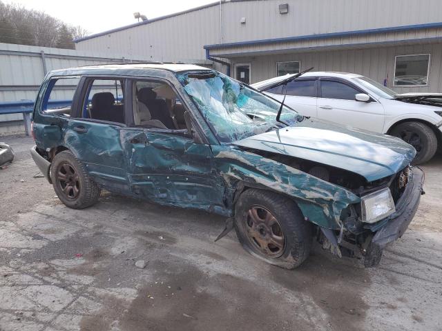 JF1SF65501G738006 - 2001 SUBARU FORESTER S TEAL photo 4